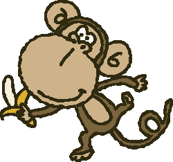 Monkey web art